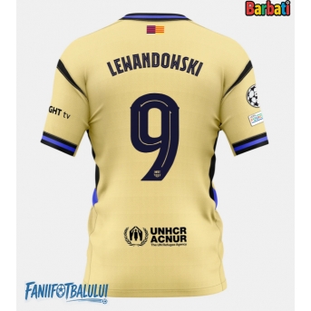 Barcelona Robert Lewandowski #9 Tricou Fotbal Replică 2025-26 Barbati Deplasare